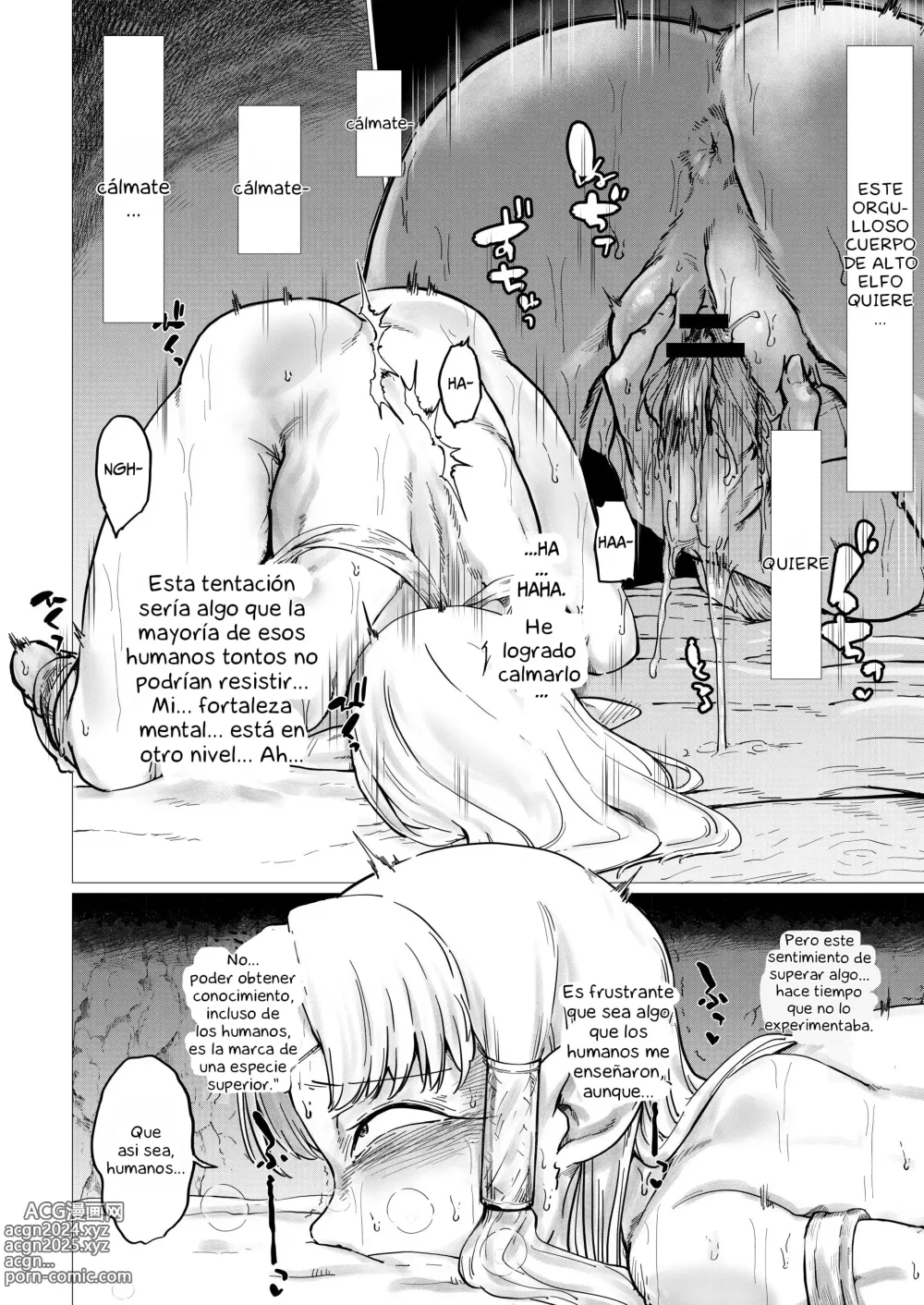 Page 13 of doujinshi Elfa se masturba