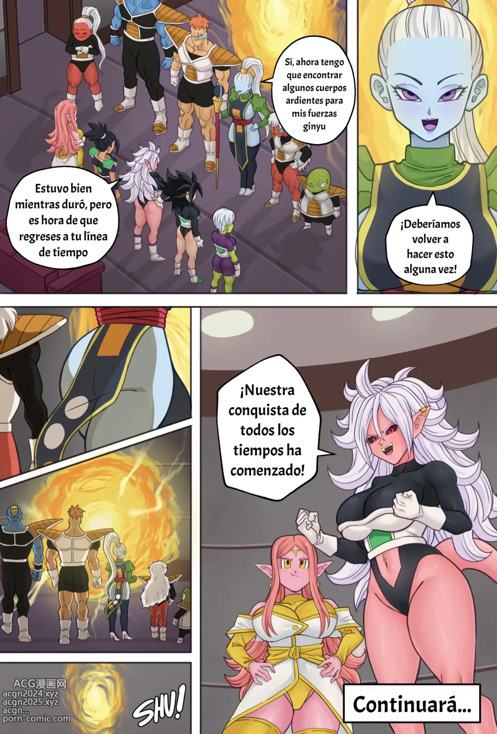 Page 34 of doujinshi AxlexCima: The Ginyu Saga!