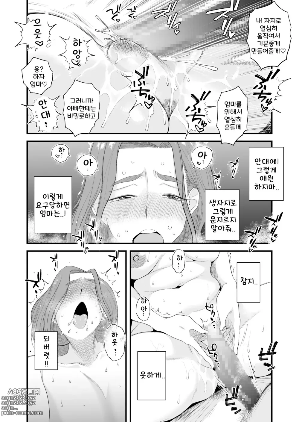 Page 11 of doujinshi 부친 공인! 하세가와 댁의 모자관계 ~부부의 침실에서 질내사정편~