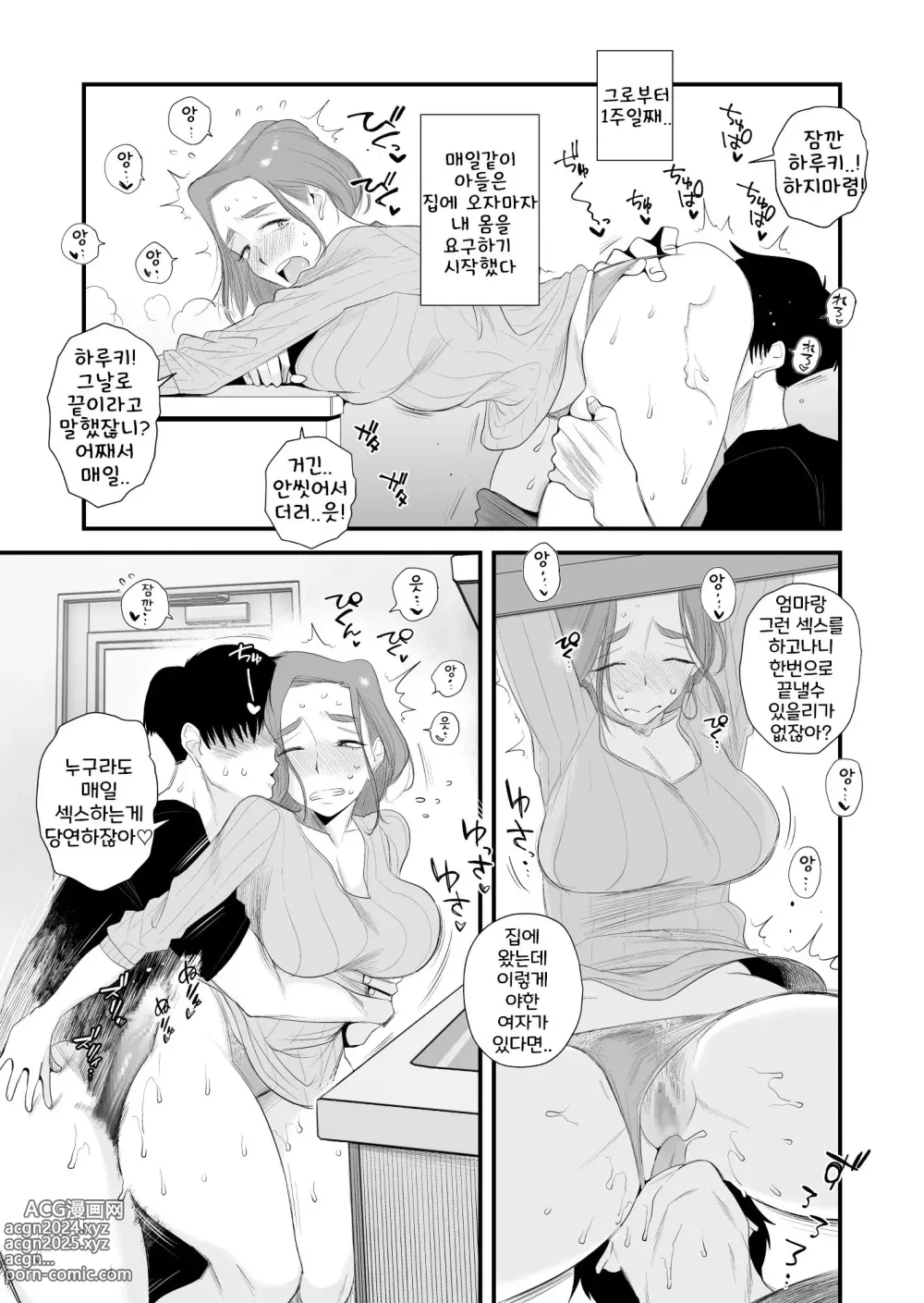 Page 30 of doujinshi 부친 공인! 하세가와 댁의 모자관계 ~부부의 침실에서 질내사정편~