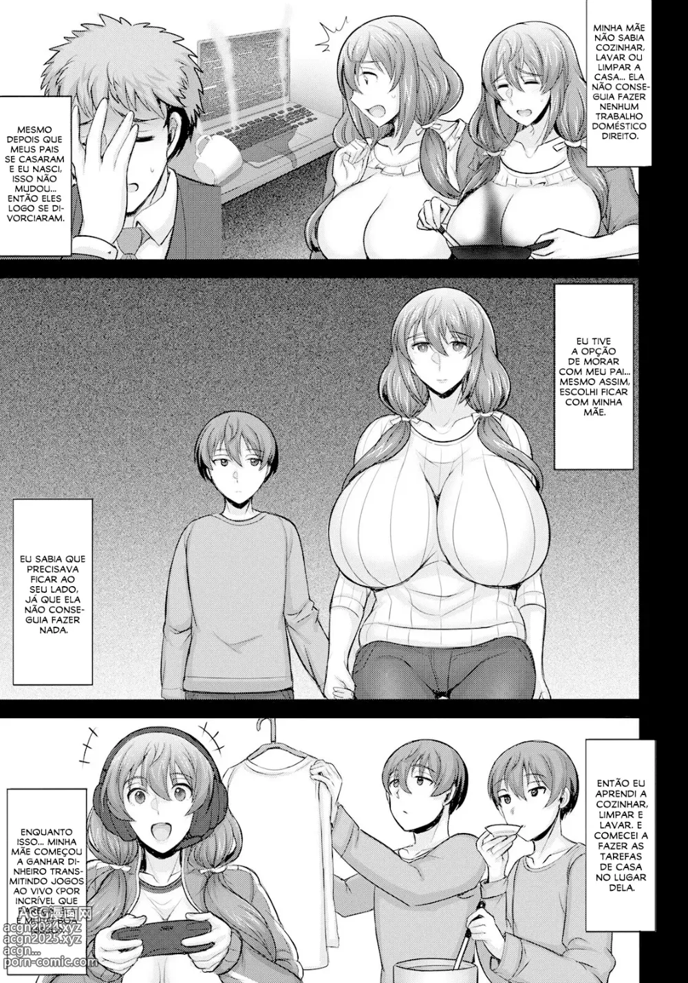 Page 3 of manga Dame Haha dakedo Suki nanda! - useless mother, but I love her!