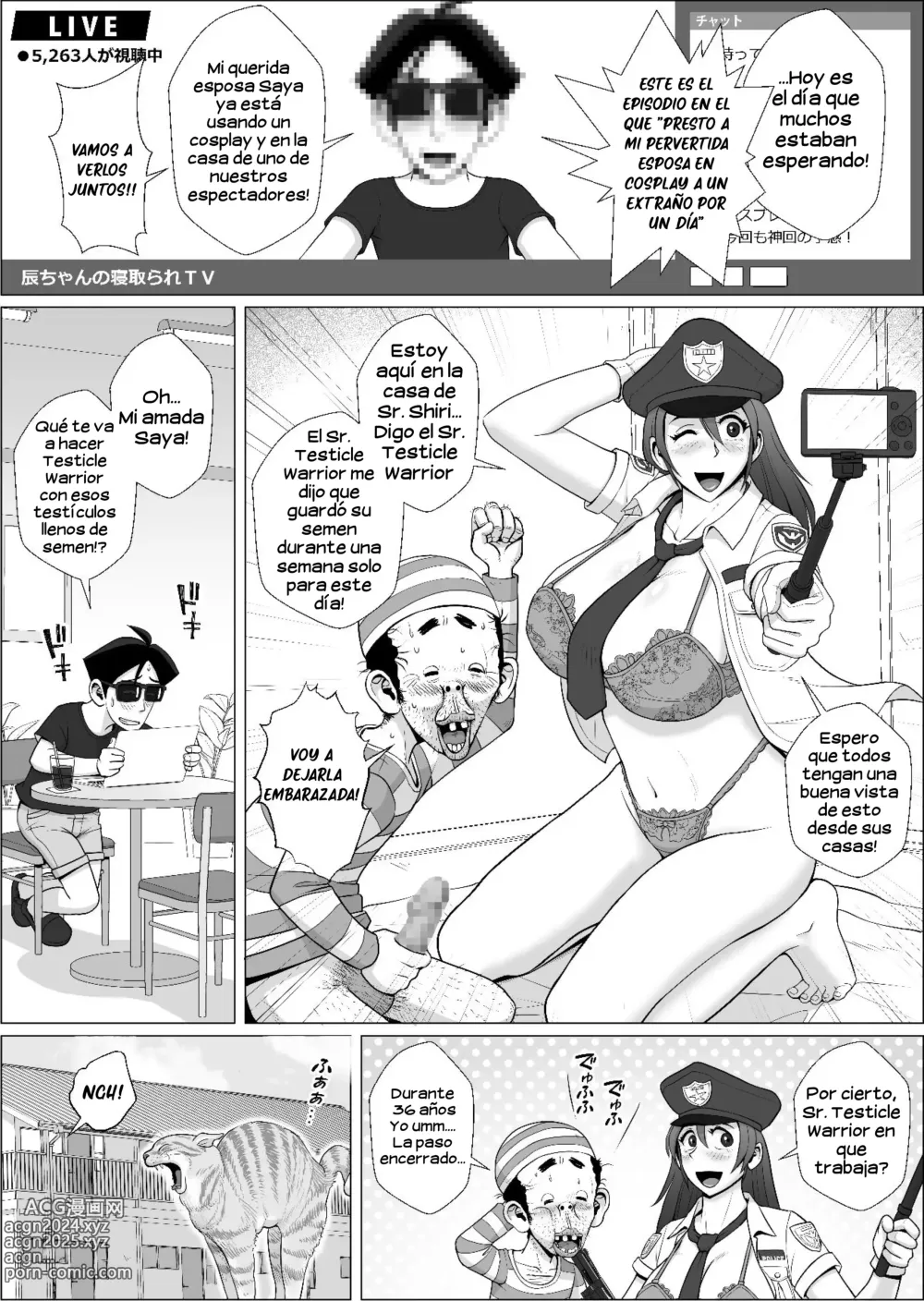 Page 8 of doujinshi Prestamo de una mujer casada con cosplay erotico por un día