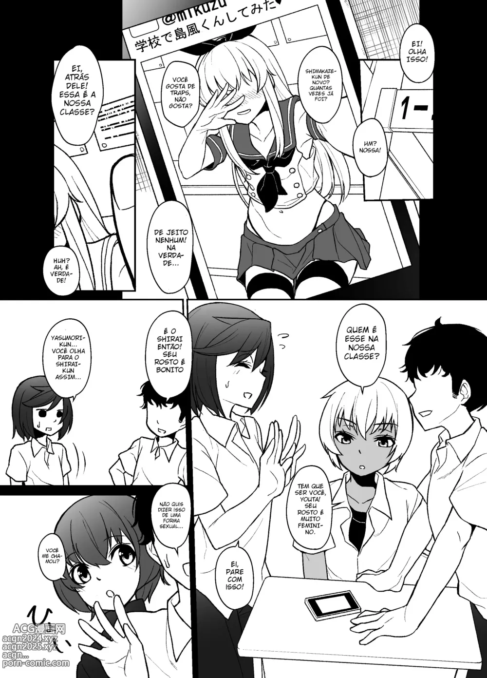 Page 3 of doujinshi Shimakaze-kun no Kansen Keiro