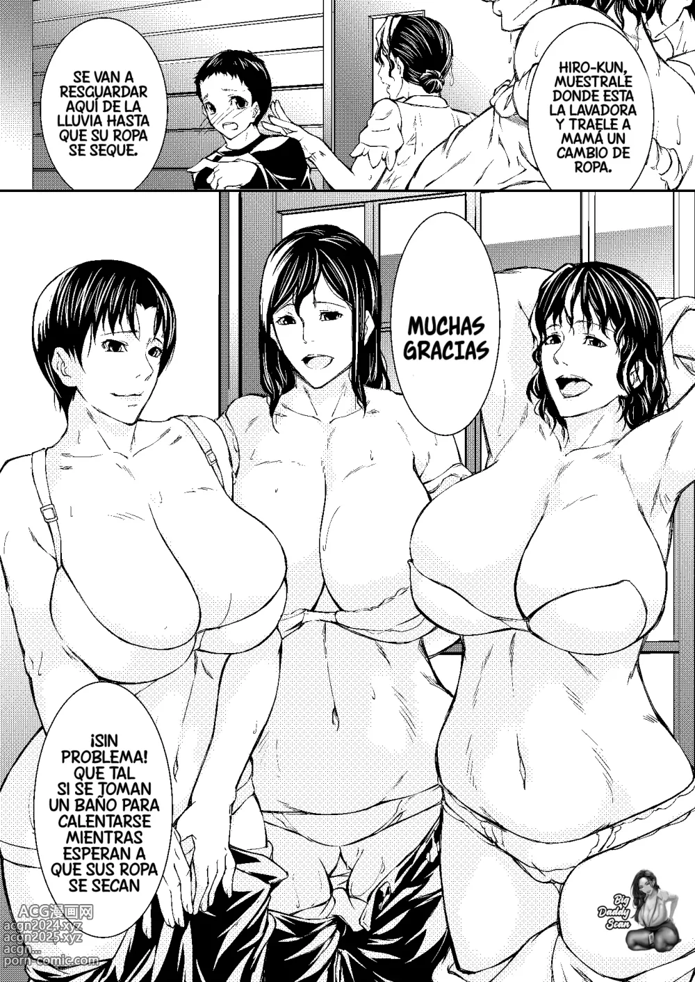 Page 2 of doujinshi Baño de leche de esposas