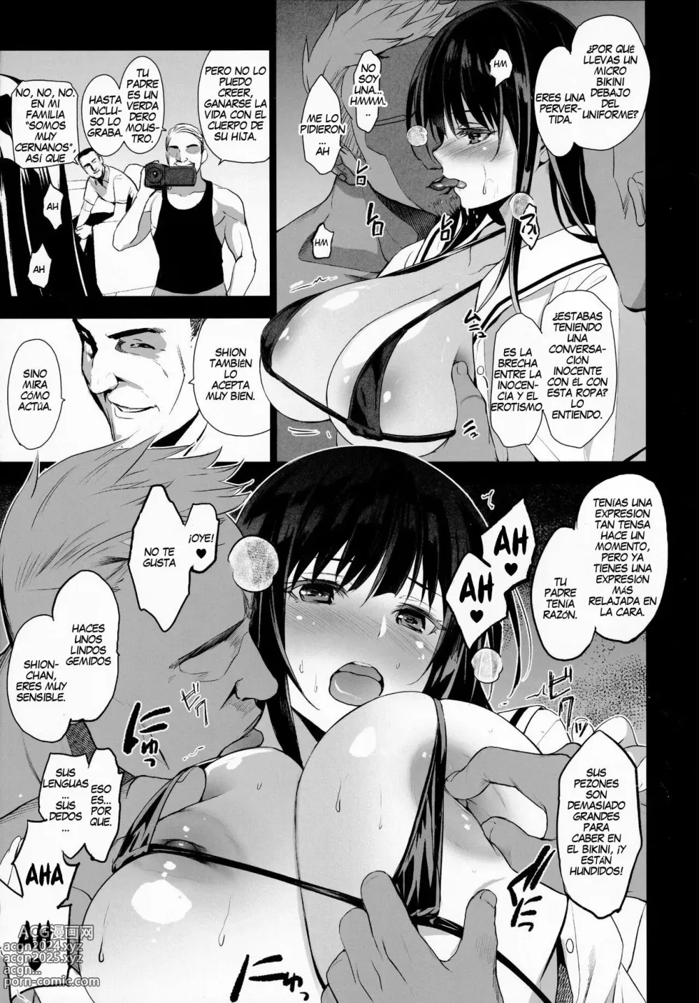 Page 9 of doujinshi Otonari no Nie Ni (2) - Chichi ni Enko o Shiirareru Osananajimi