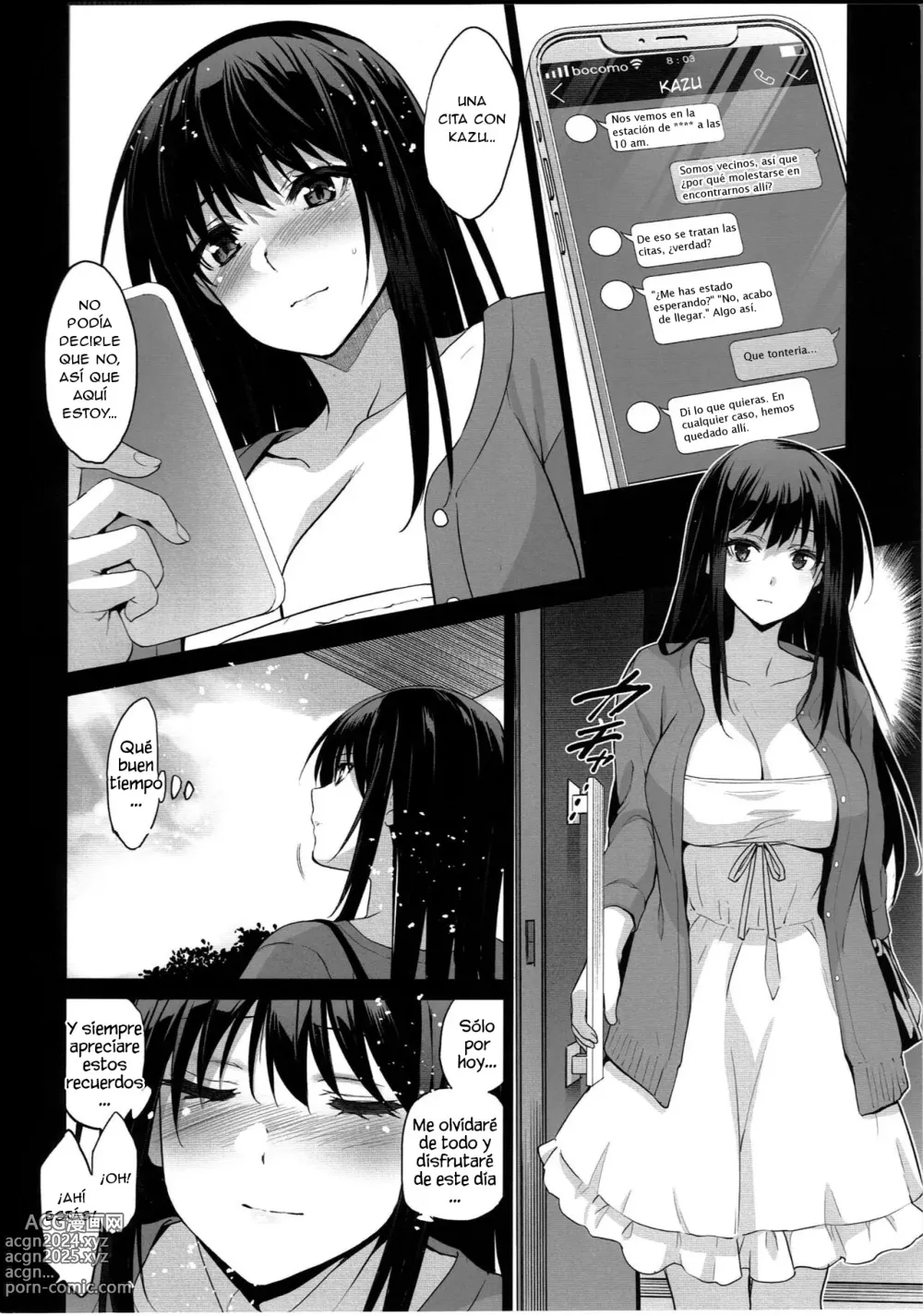 Page 3 of doujinshi Otonari no Nie San Date no Ura de Sasagerareru Osananajimi.