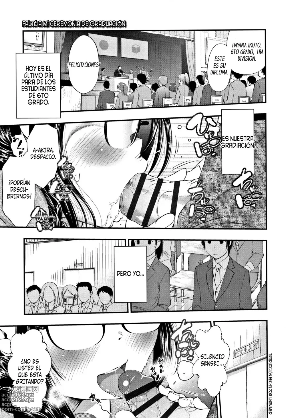 Page 49 of manga Falte al viaje escolar y a la ceremonia de graduación