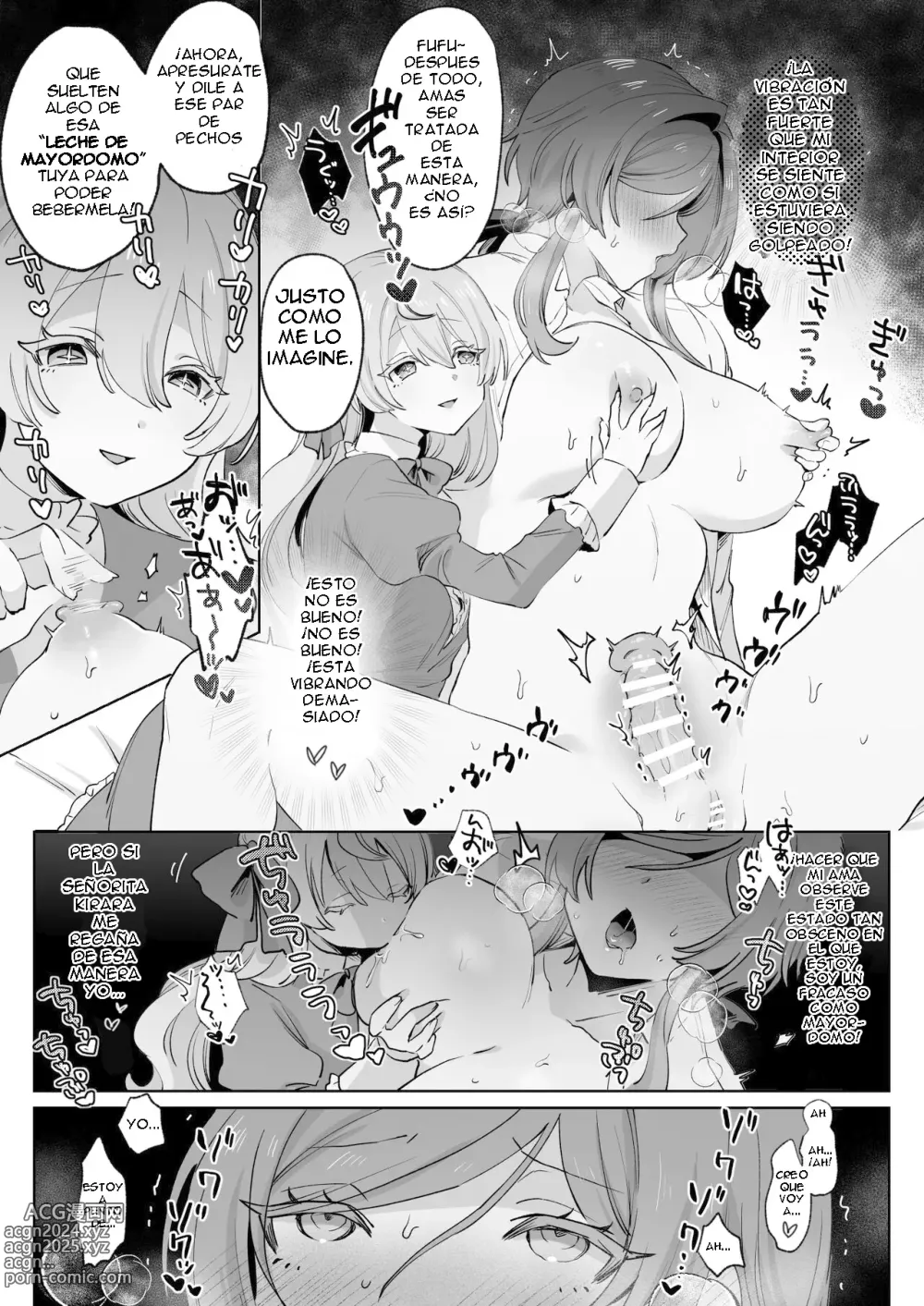 Page 40 of doujinshi Una historia sobre un apuesto mayordomo obediente que es explotado de forma lasciva por su amo