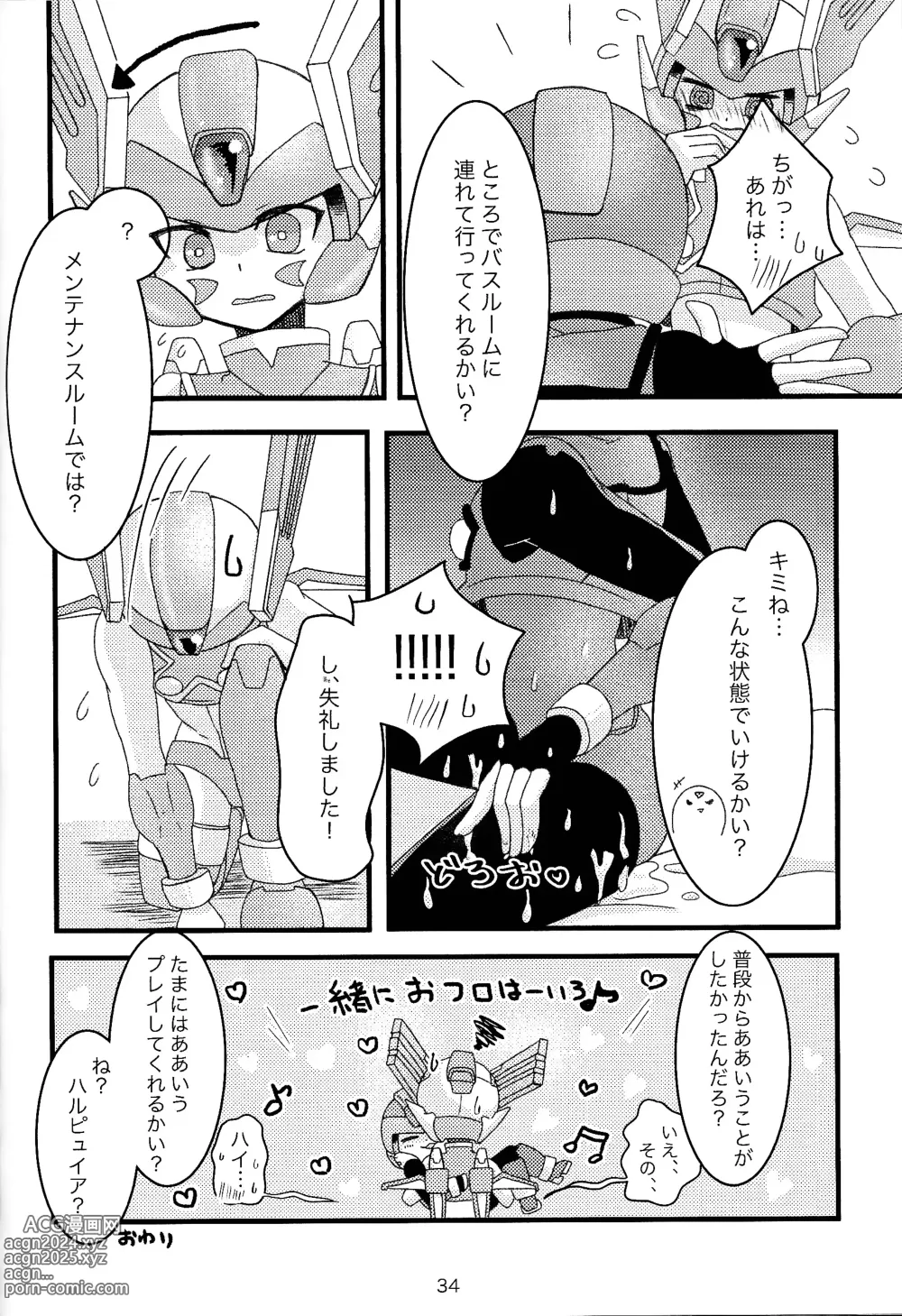 Page 35 of doujinshi Mazeru na Kiken