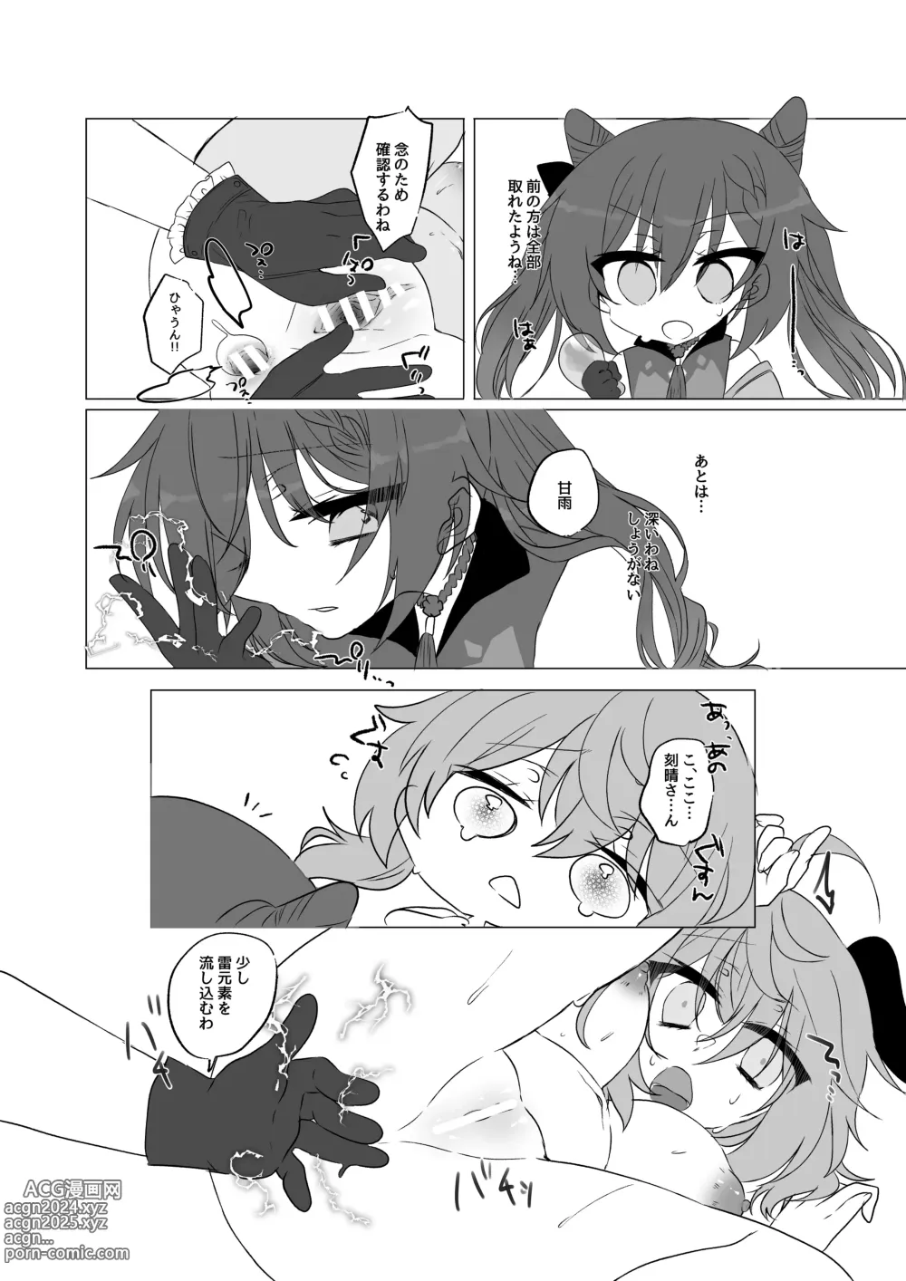 Page 10 of doujinshi Ganyu-chan to Slime to...