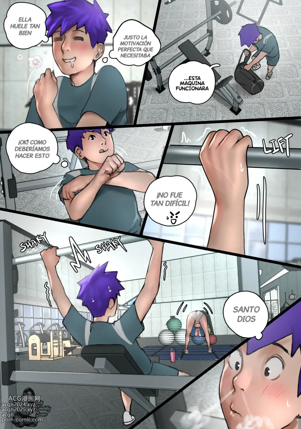 Page 6 of doujinshi Lucy -Encuentro En El Gym-