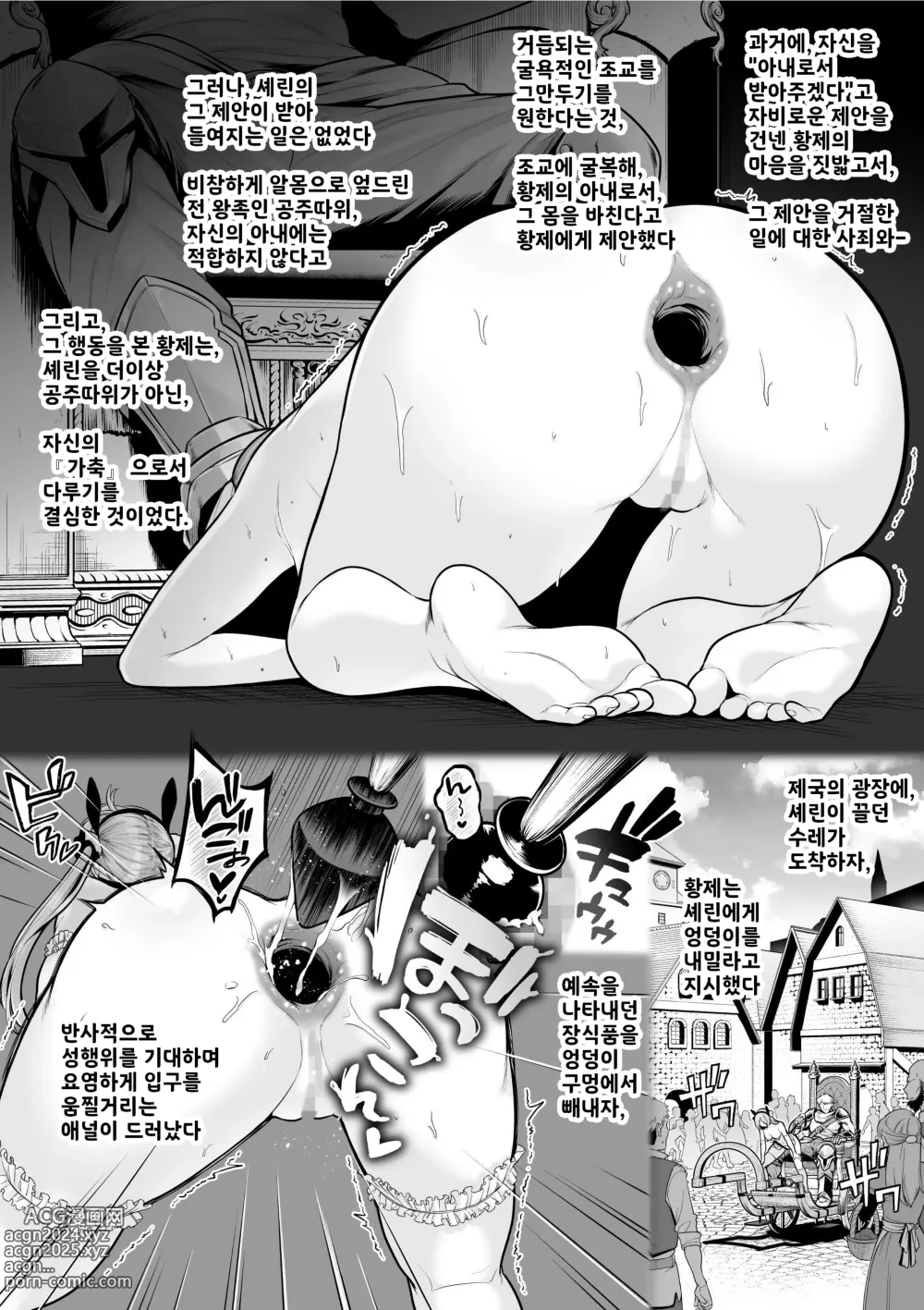 Page 2 of manga 패전국의 공주님, 엉덩이 구멍 조교가 완료되어 성처리 기능이 있는 가축이 된다