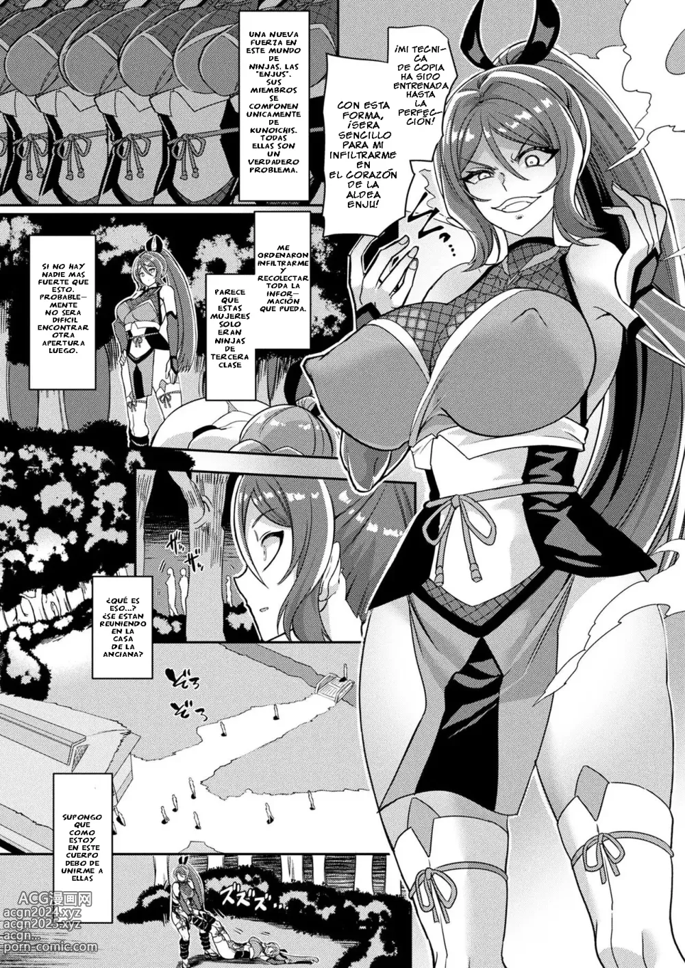 Page 2 of manga El secreto de la aldea Kunoichi