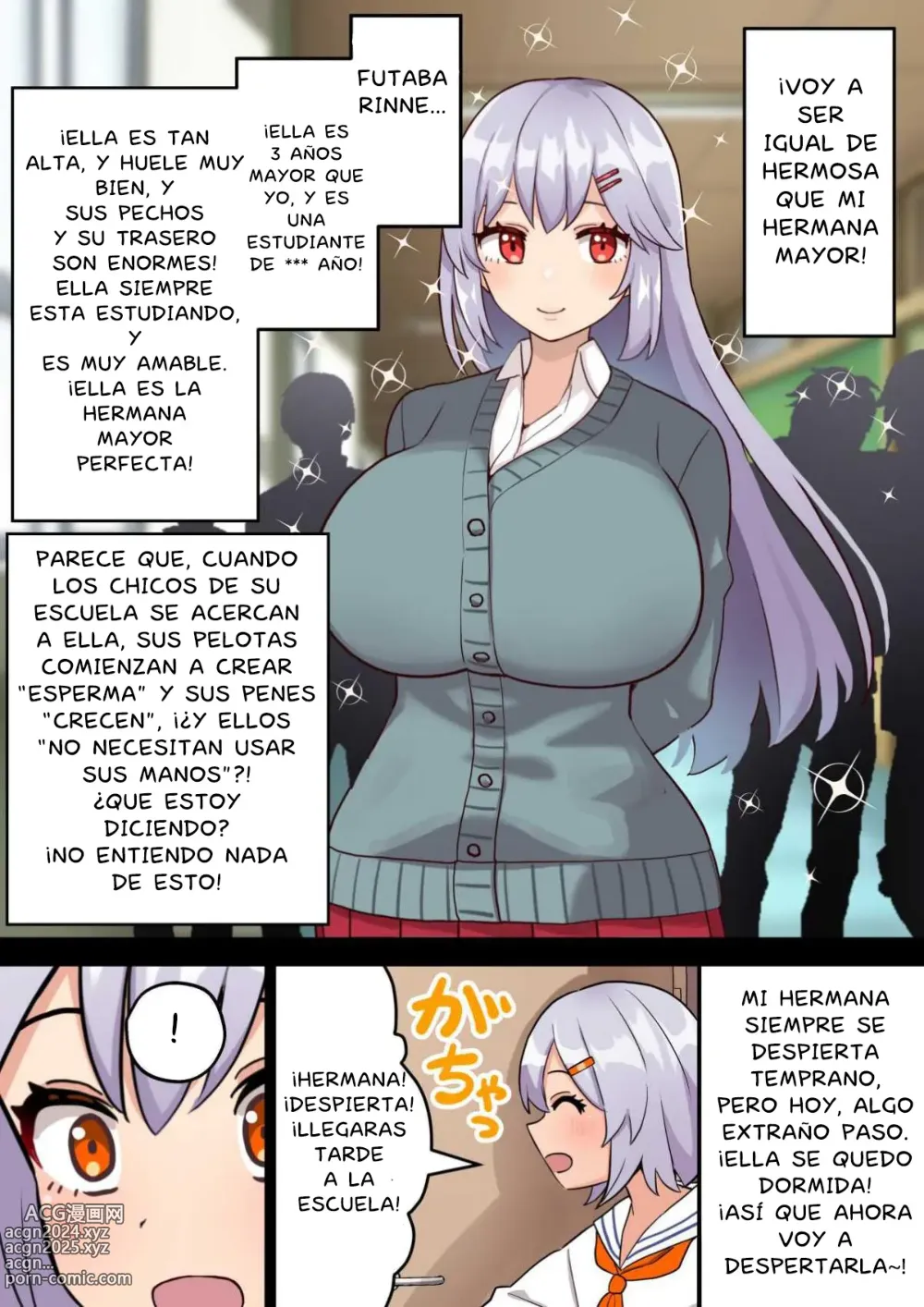 Page 4 of doujinshi Mi sueño es ser la funda de la gran verga de mi hermana futanari