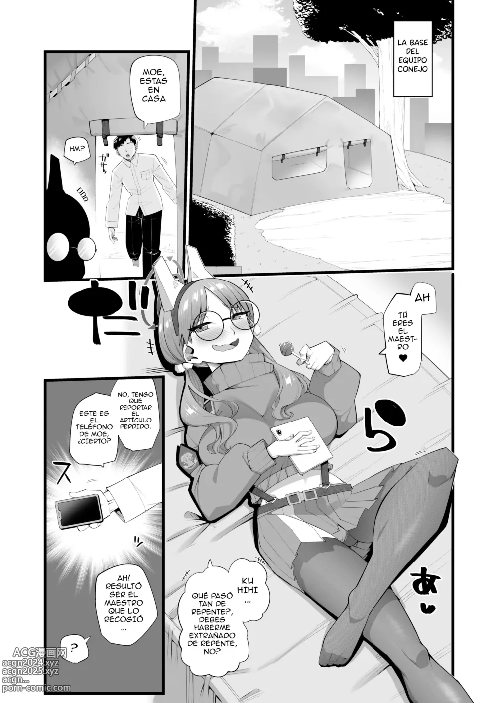 Page 2 of doujinshi Moe quiere destruir a su profesor 1