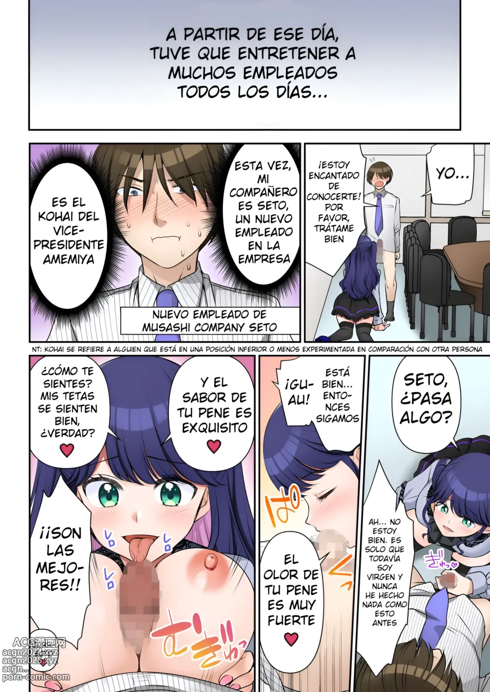 Page 27 of doujinshi Contrato de cambio de vida Presidente♂ → Sexretaria Sexual♀