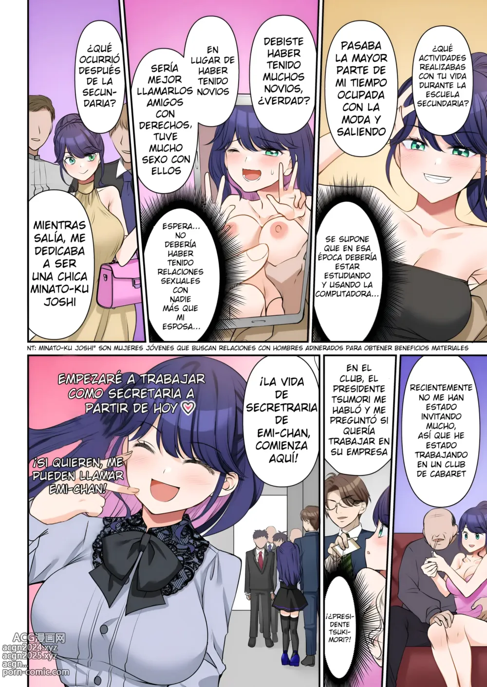 Page 9 of doujinshi Contrato de cambio de vida Presidente♂ → Sexretaria Sexual♀