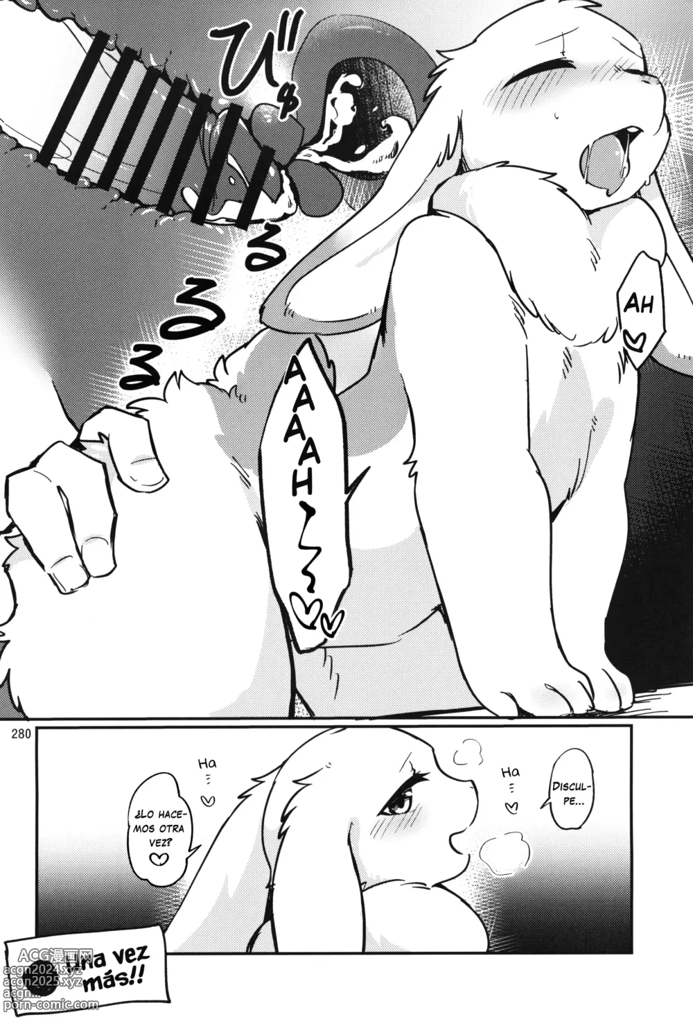 Page 4 of doujinshi Ayudando al conejito