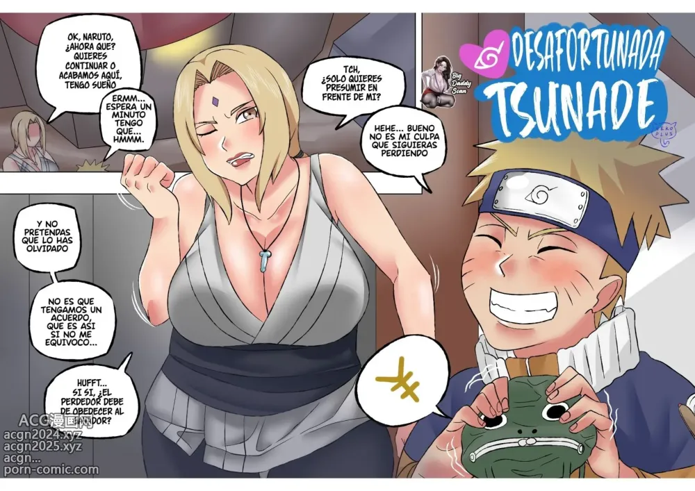 Page 1 of doujinshi Desafortunada Tsunade