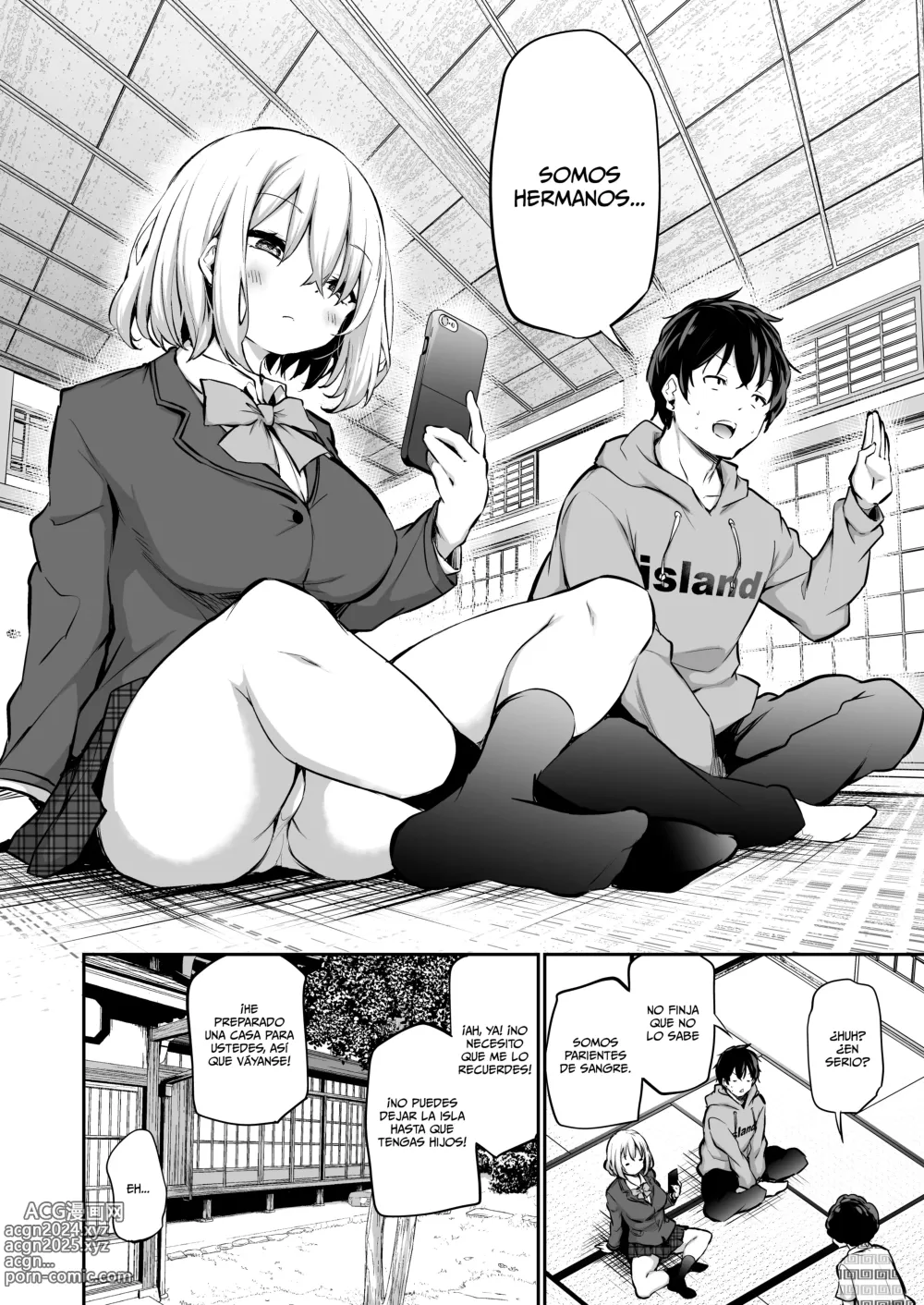 Page 3 of doujinshi Una Isla en la que no Puedo Salir a Menos que Embarace a mi Hermana