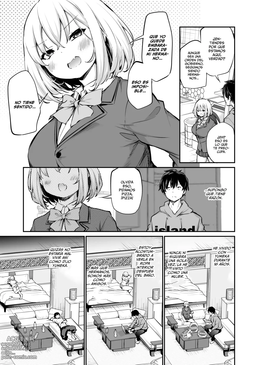 Page 6 of doujinshi Una Isla en la que no Puedo Salir a Menos que Embarace a mi Hermana