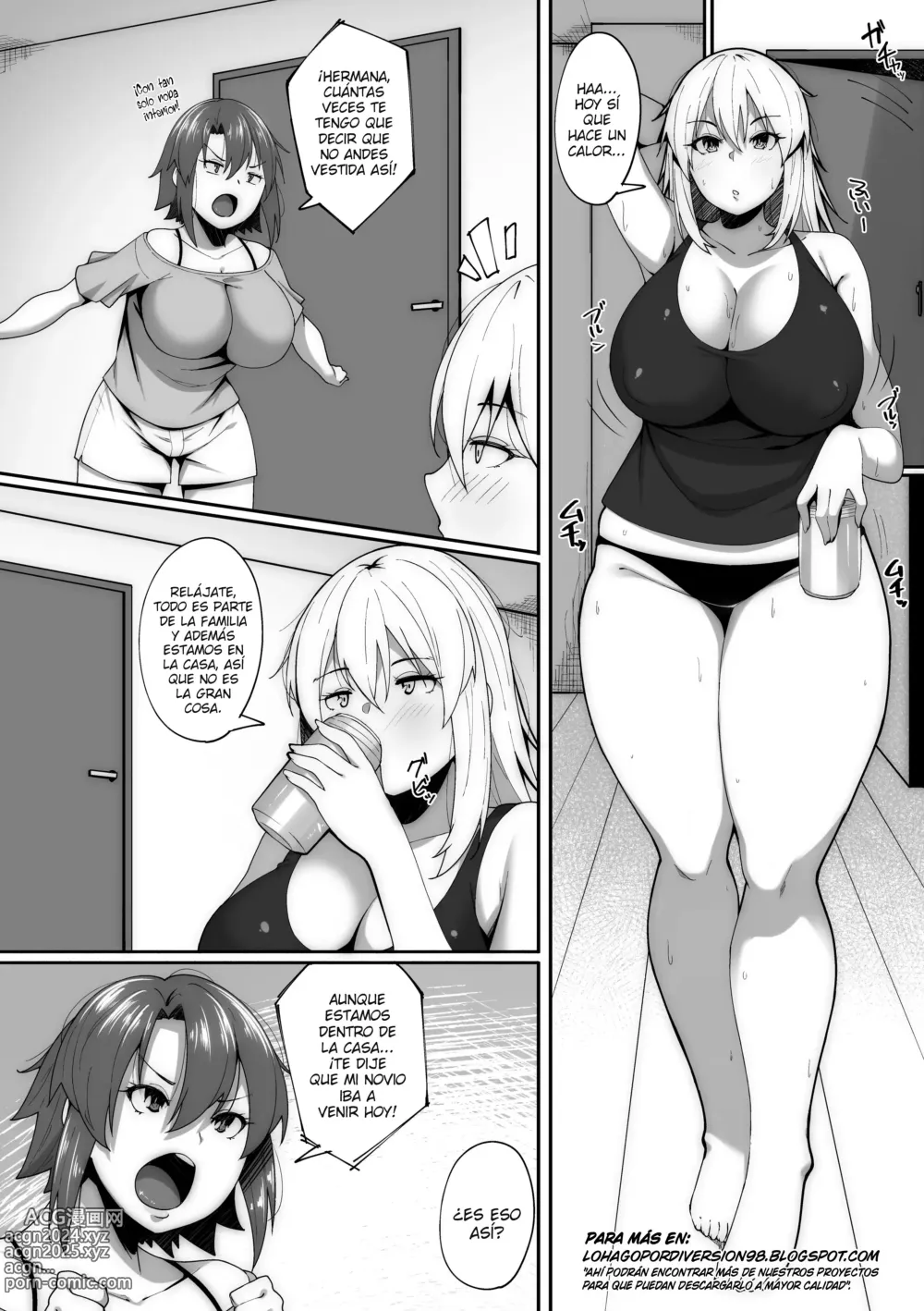 Page 2 of doujinshi ¡La Hermana De Mi Novia Me Sedució En El Baño Y Terminé Follandomela!