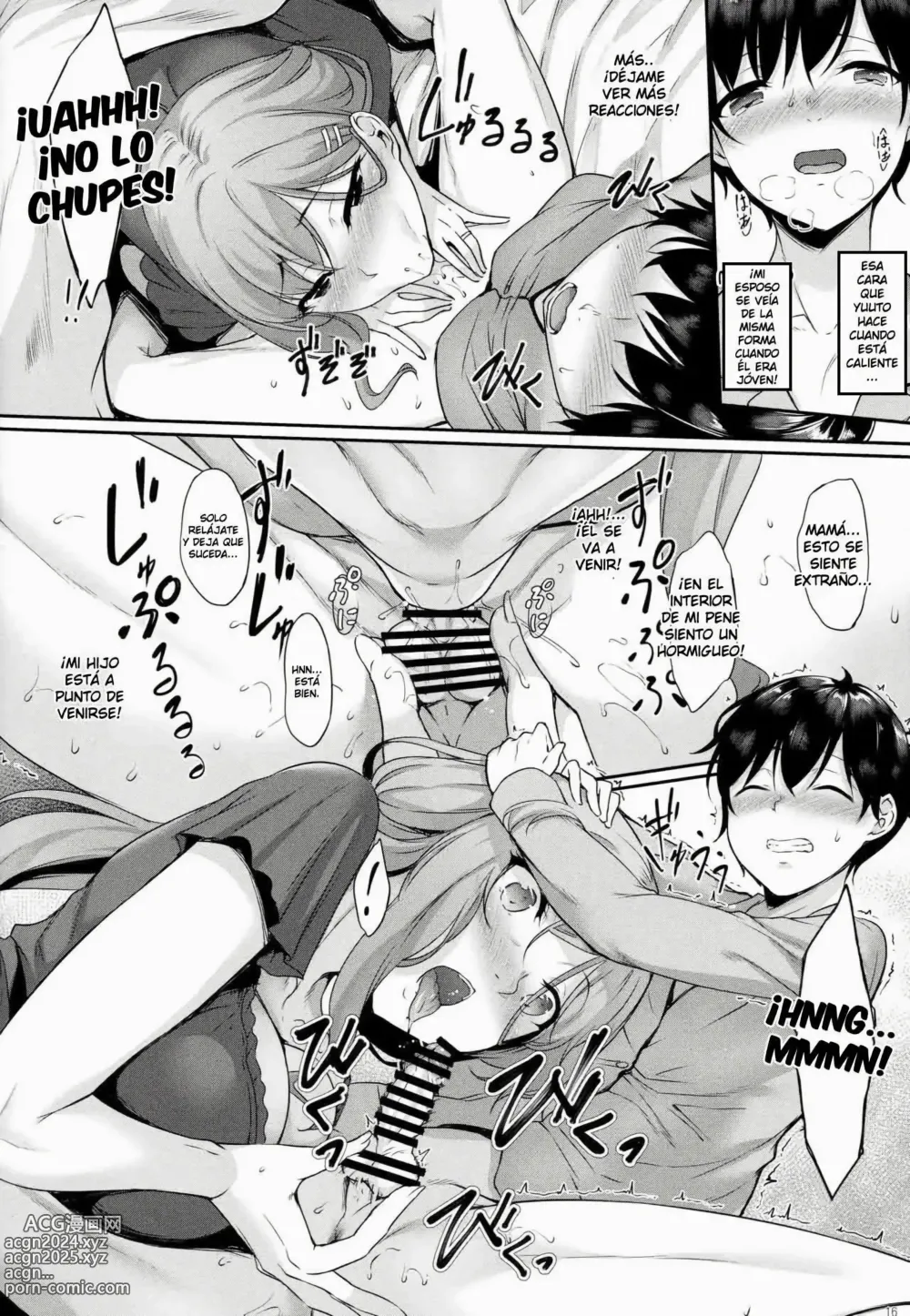 Page 15 of doujinshi Haha Ana - El Agujero de Mama