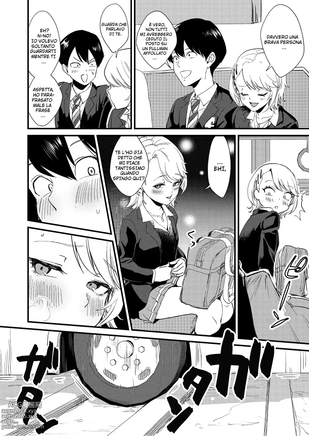 Page 14 of doujinshi Quella Ragazza Gyaru viene sul Bus