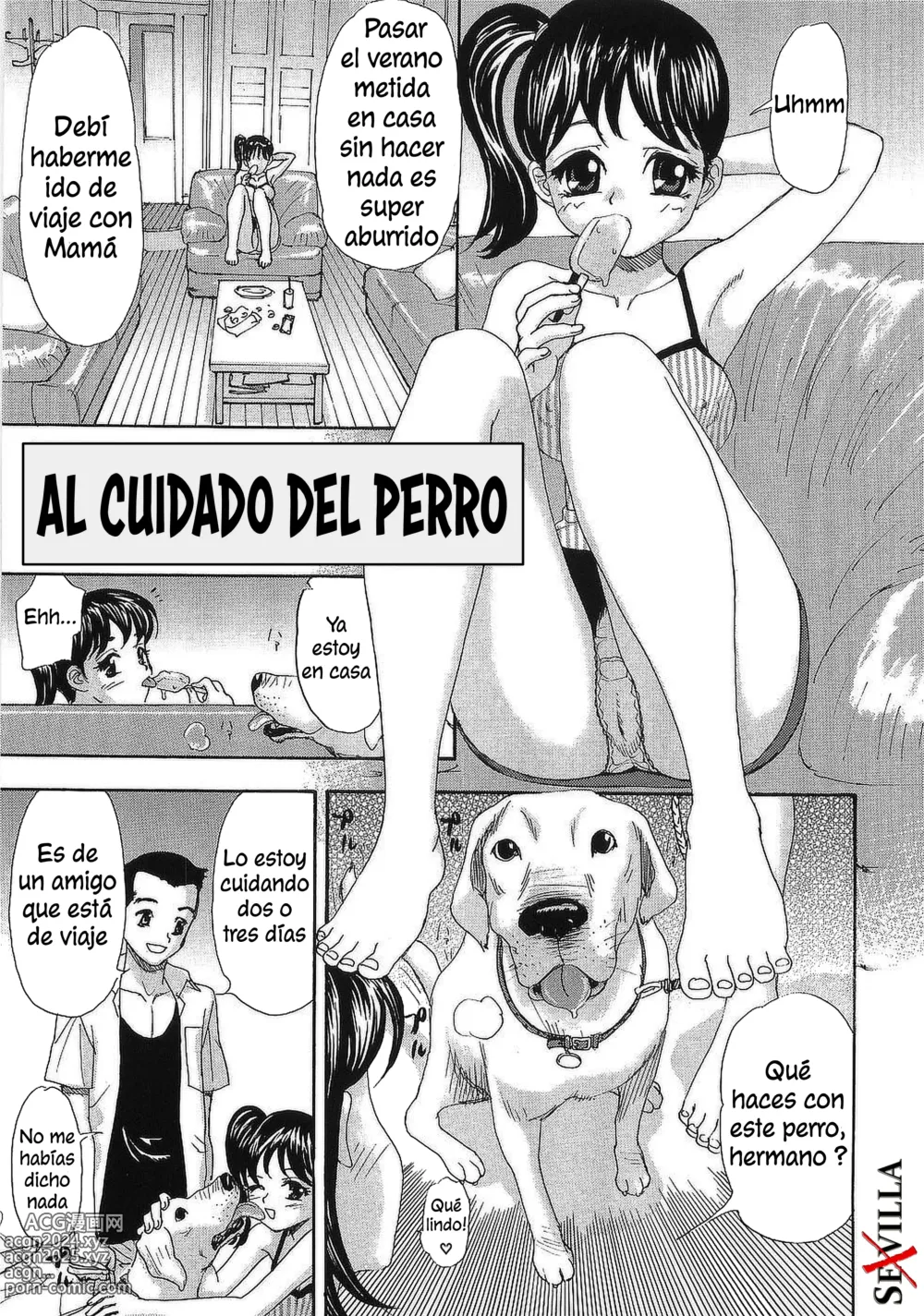 Page 1 of manga AL CUIDADO DEL PERRO