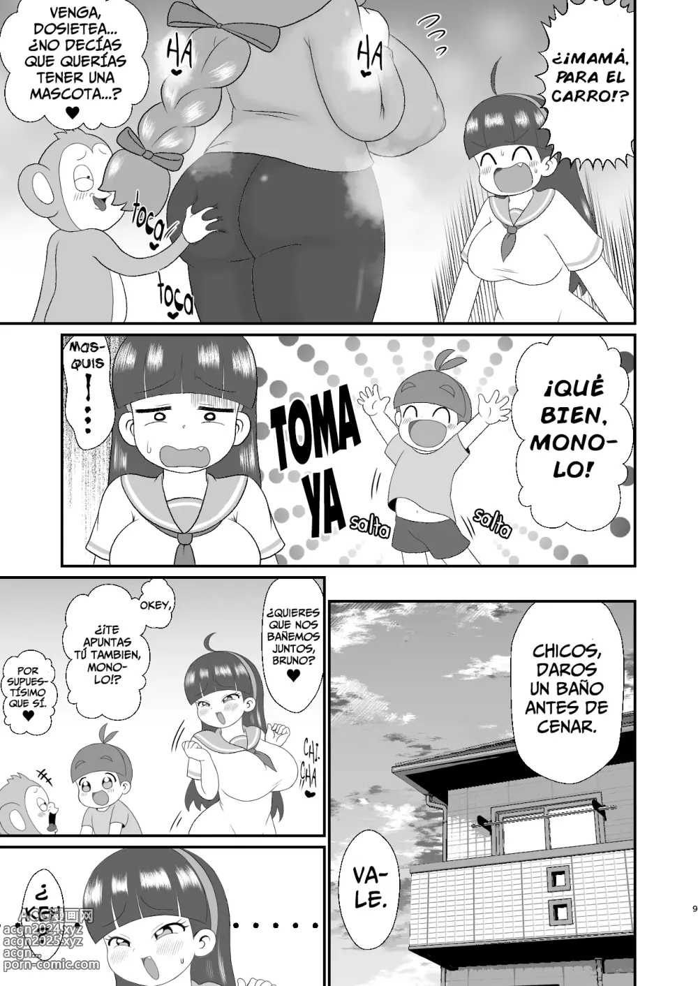 Page 8 of doujinshi Monolo: El Mono SuperDotado - Etemaru-kun