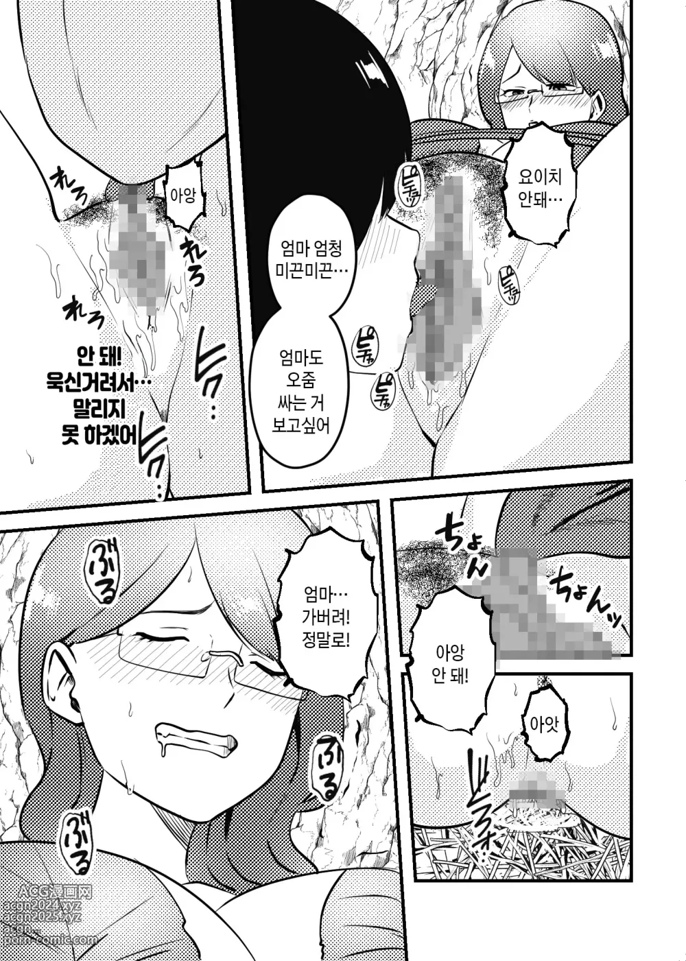 Page 13 of doujinshi 엄마와 아들이 무인도에서 러브러브 섹스한 이야기