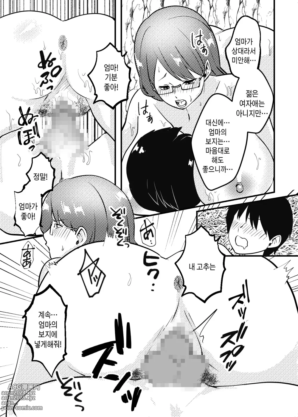 Page 19 of doujinshi 엄마와 아들이 무인도에서 러브러브 섹스한 이야기