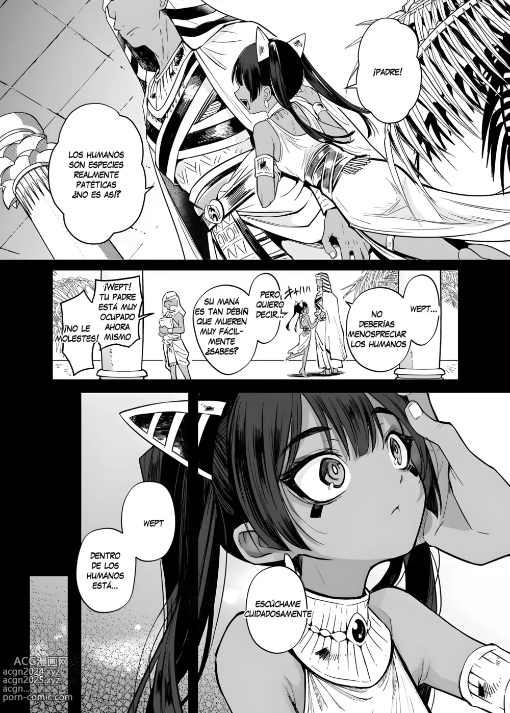 Page 2 of doujinshi Wept-sama! No debes atormentar a los humanos! ~La reina malvada obtiene su postre merecido~