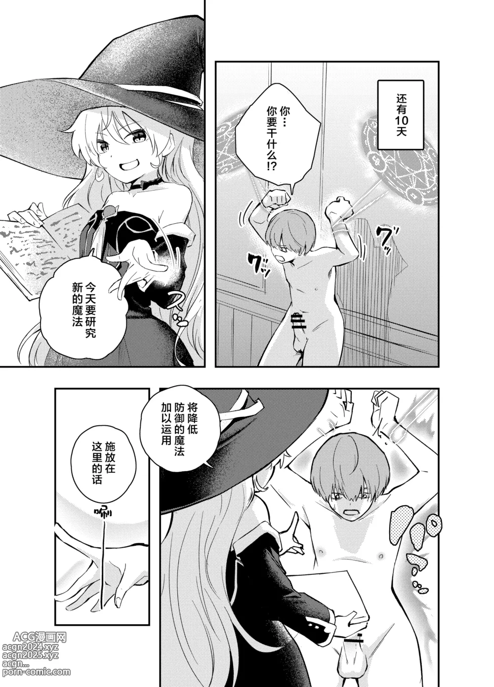 Page 15 of doujinshi 任性魔女与禁止射精的生活