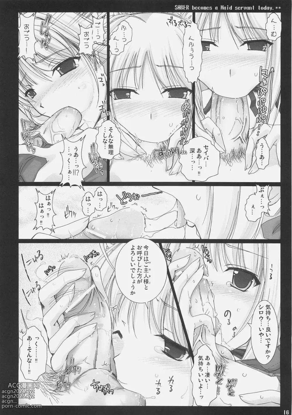 Page 15 of doujinshi Kyou dake desu yo?