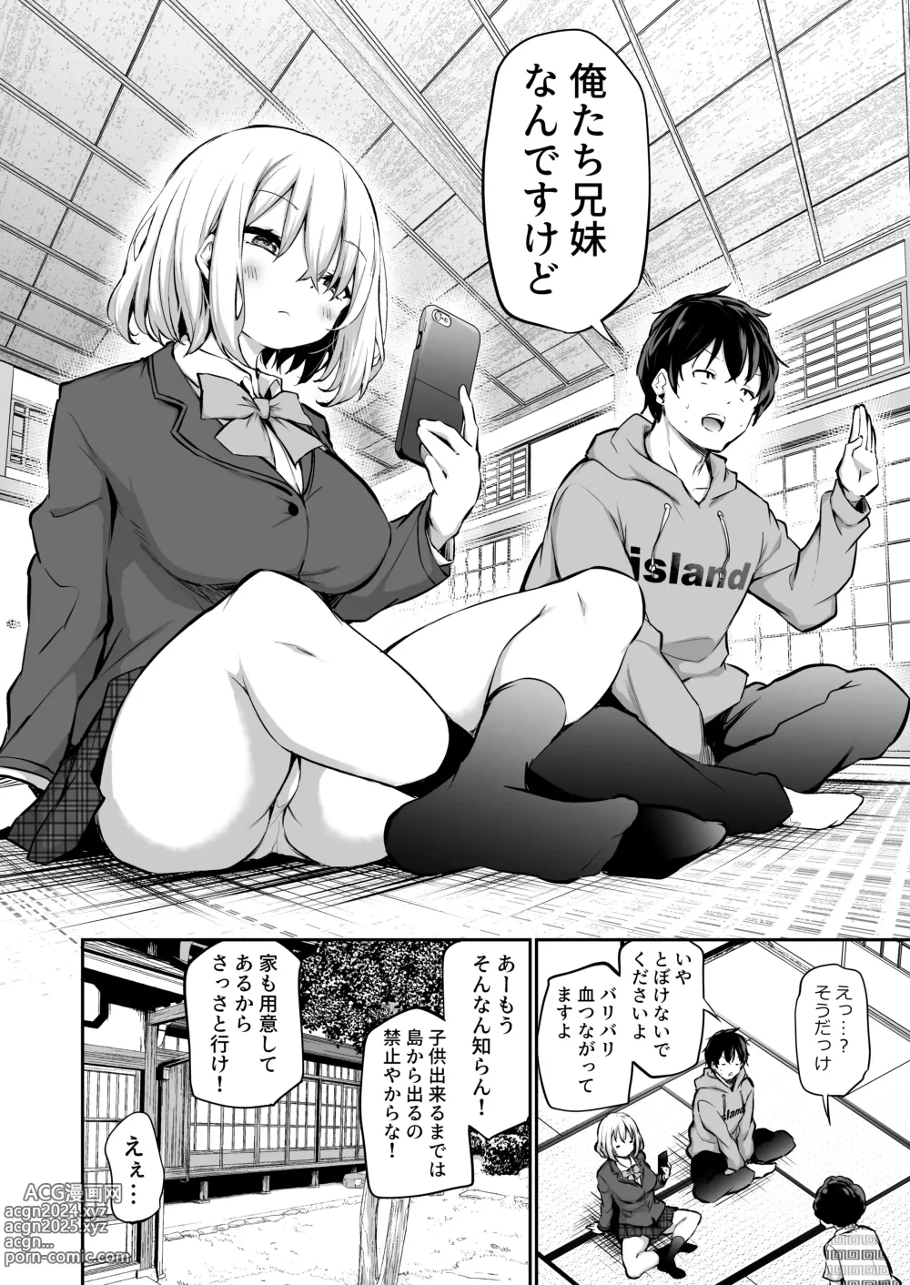 Page 3 of doujinshi Imouto Haramasenai to Derarenai Shima