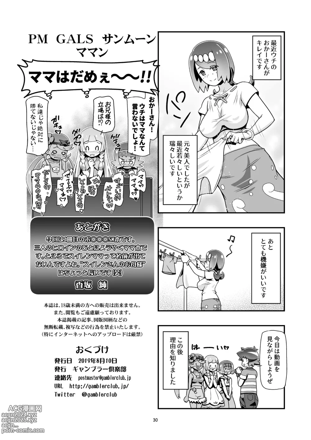 Page 29 of doujinshi PM GALS Sun Moon Maman