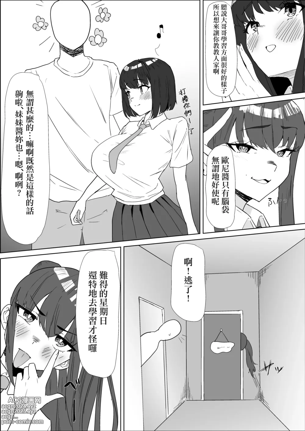 Page 26 of doujinshi Gakkou de wa Yuutousei na Imouto no Tomodachi wa, InCha na Ore no Dosukebe SeFri