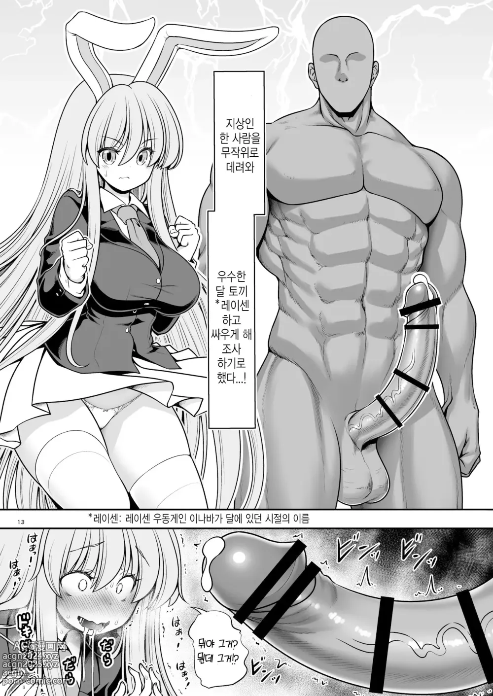 Page 13 of doujinshi 젖어드는 달의 도시 완전판