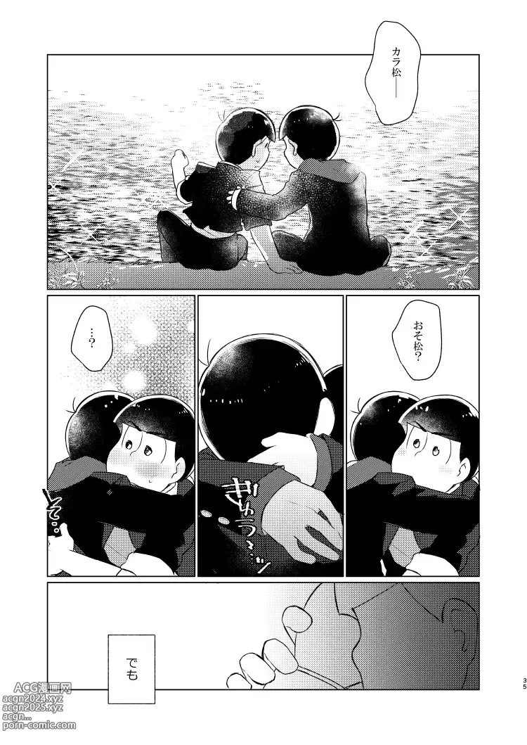 Page 34 of doujinshi Shu ni Maguwatte Ao ni Nare