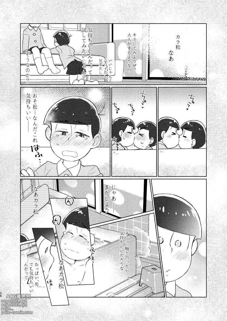 Page 35 of doujinshi Shu ni Maguwatte Ao ni Nare