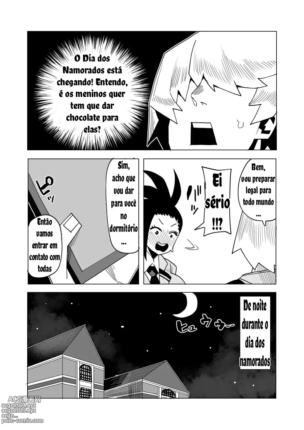 Page 2 of doujinshi Teisou Gyakuten Mono Valentine no Baai