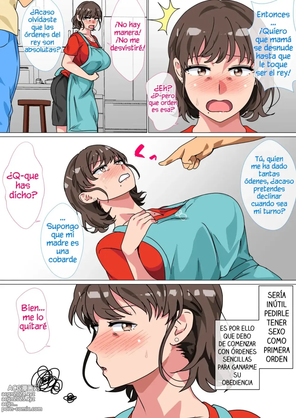 Page 13 of doujinshi I Ordered My Mom to Have Sex with Me in King's Game