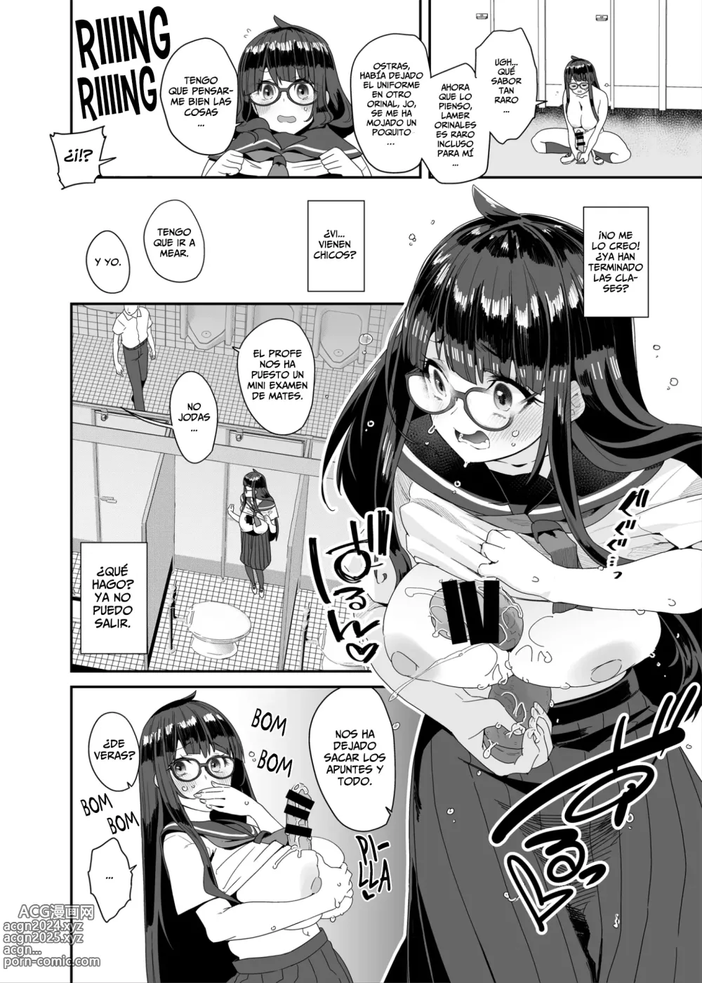 Page 25 of doujinshi La Dedillera Pechugona Se Masturba en Clase