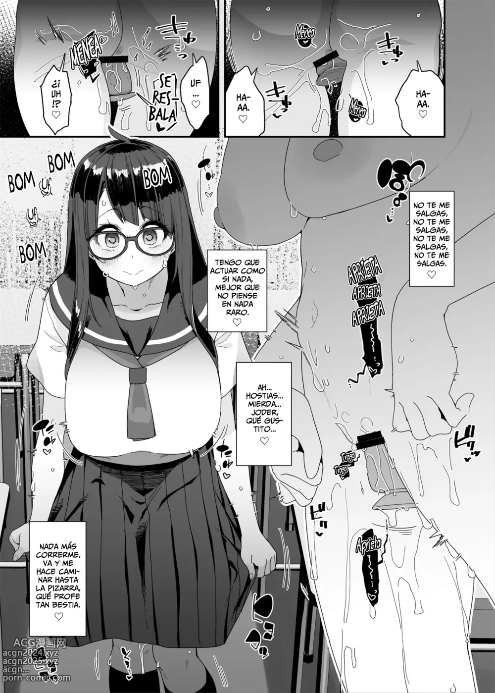 Page 42 of doujinshi La Dedillera Pechugona Se Masturba en Clase