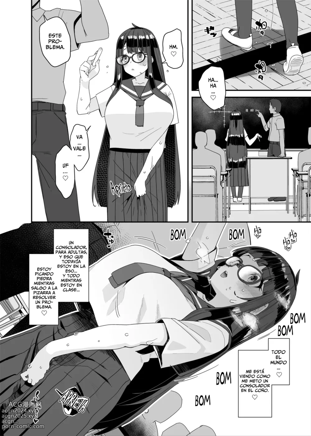 Page 43 of doujinshi La Dedillera Pechugona Se Masturba en Clase