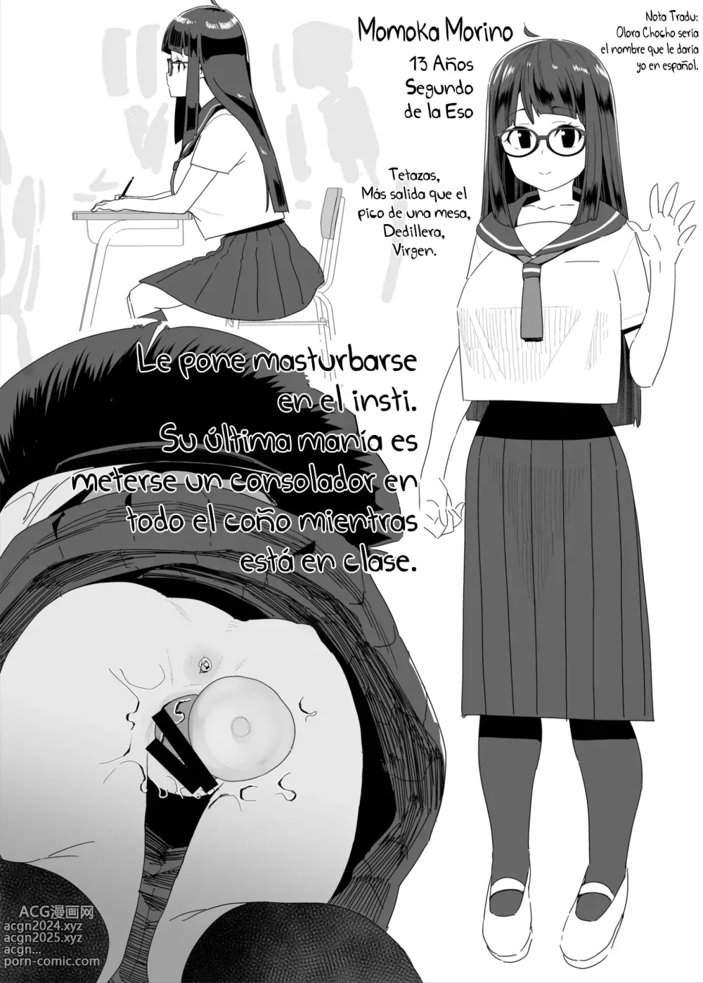 Page 55 of doujinshi La Dedillera Pechugona Se Masturba en Clase