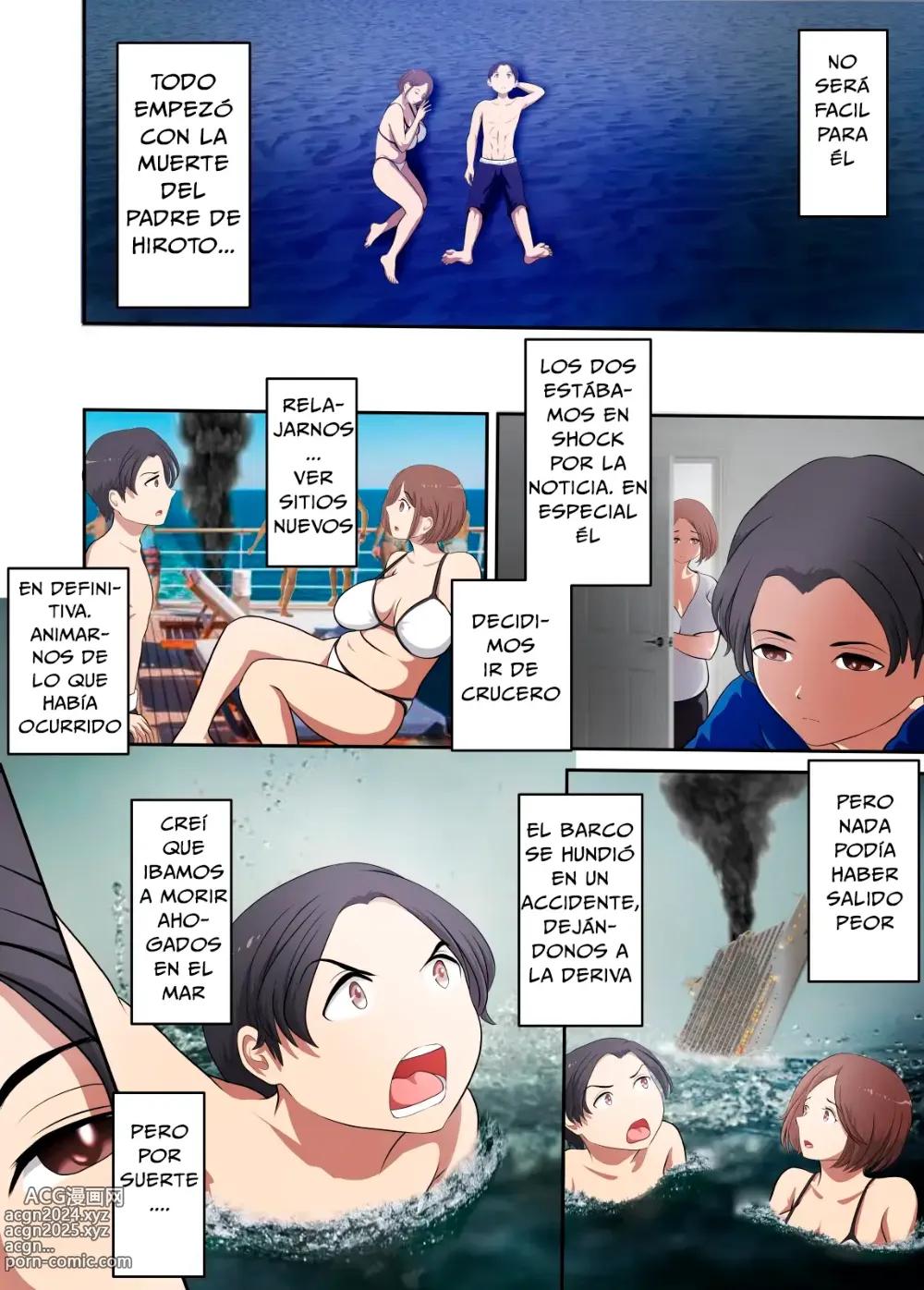 Page 15 of doujinshi Teniendo sexo con mi mamá en una isla desierta. Parte 1