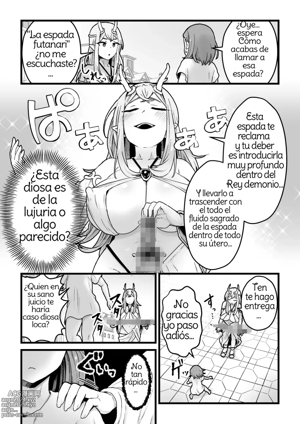 Page 5 of doujinshi Yokkyuu Fuman Damegami [Futanari Chinpo Sword] o Sazukemasu.