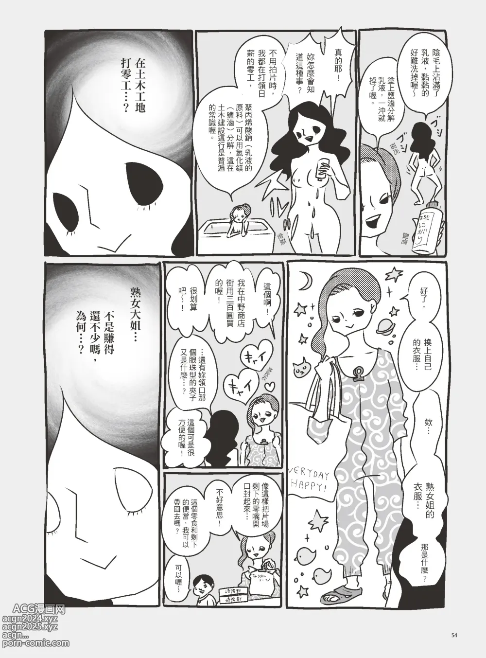 Page 59 of manga 我當AV女優的那些年 3